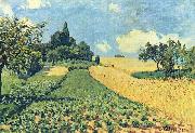 Alfred Sisley Getreidefelder auf den Hugeln von Argenteuil oil